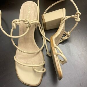 Alohas open toe heels